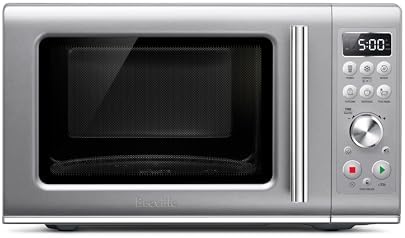 Breville BMO650SIL Compact Wave Soft Close Countertop Microwave Oven, Silver - Image 2