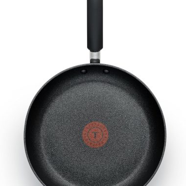 T-fal C4610263 Titanium Advanced Nonstick Thermo-Spot Heat Indicator Dishwasher Safe Cookware Fry Pan, 8-Inch, Black –